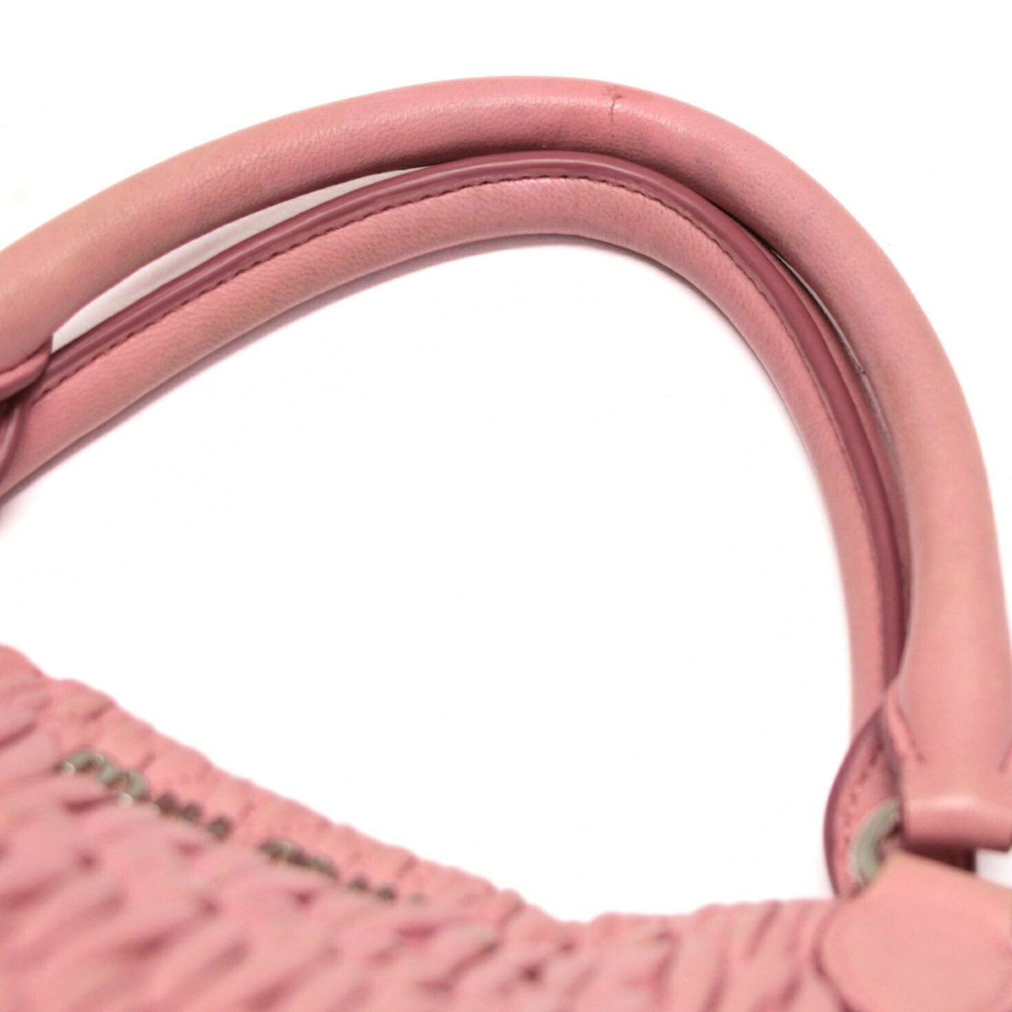 miu miu Matelasse Bijoux Leather Tote Bag Pink Size ONE SIZE