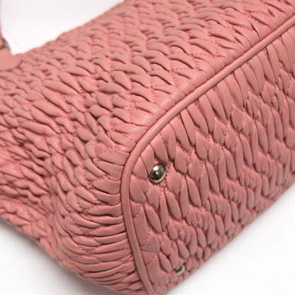 miu miu Matelasse Bijoux Leather Tote Bag Pink Size ONE SIZE