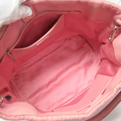 miu miu Matelasse Bijoux Leather Tote Bag Pink Size ONE SIZE