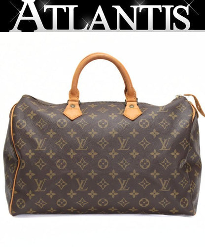 LOUIS VUITTON Monogram Canvas Speedy 35 Bag Size ONE SIZE