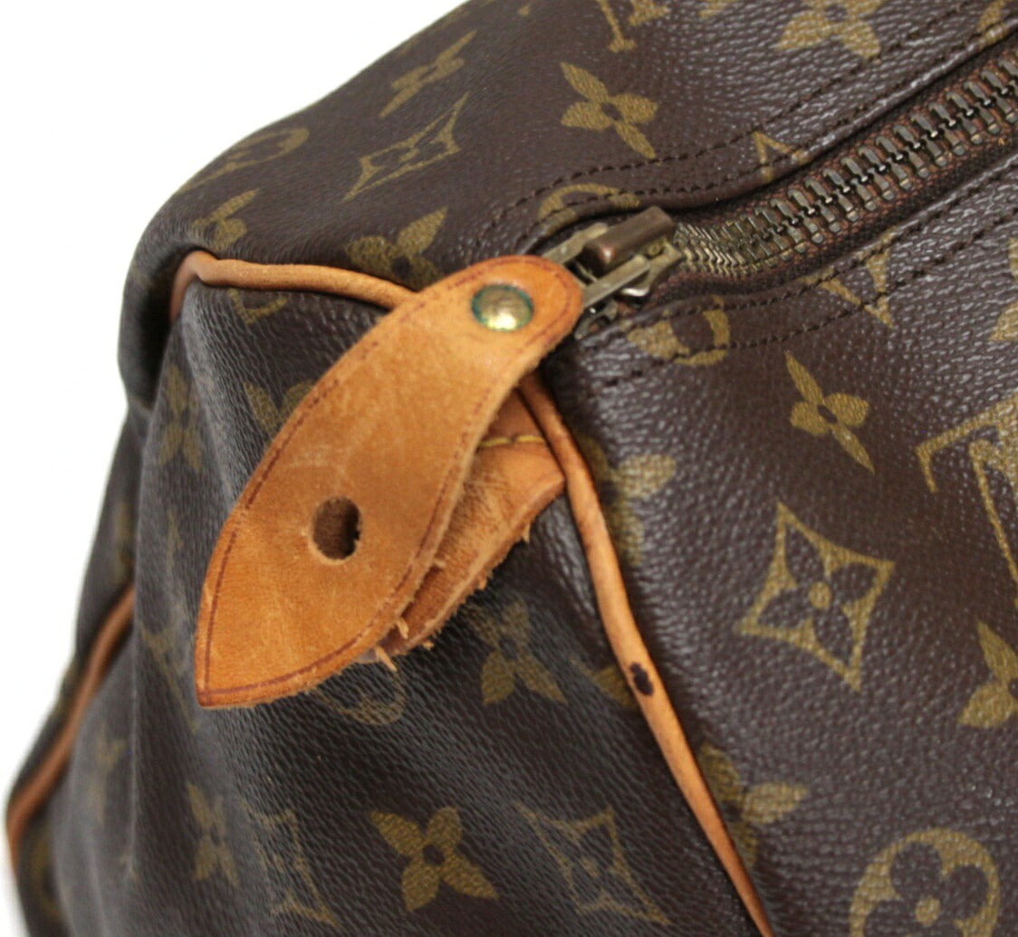 LOUIS VUITTON Monogram Canvas Speedy 35 Bag Size ONE SIZE
