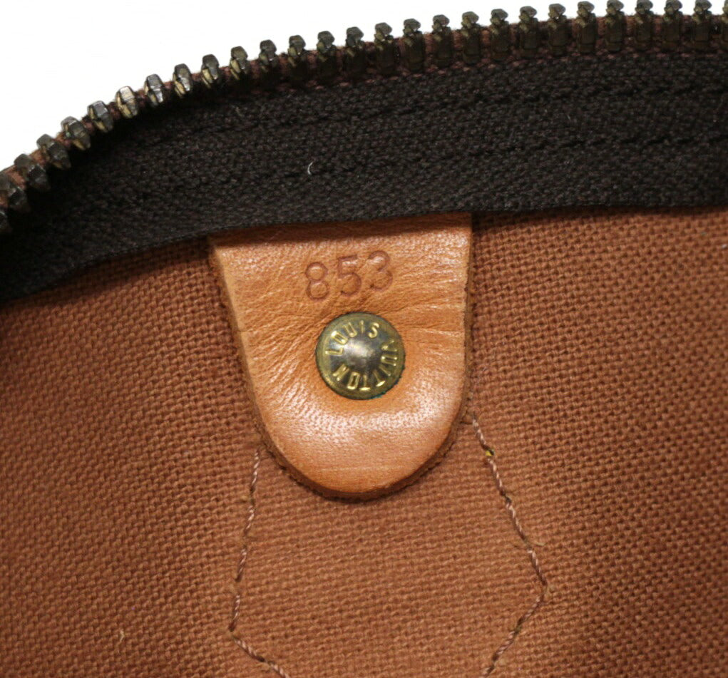 LOUIS VUITTON Monogram Canvas Speedy 35 Bag Size ONE SIZE