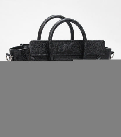 CELINE Luggage Nano Shopper 2-Way Bag Black Size ONE SIZE