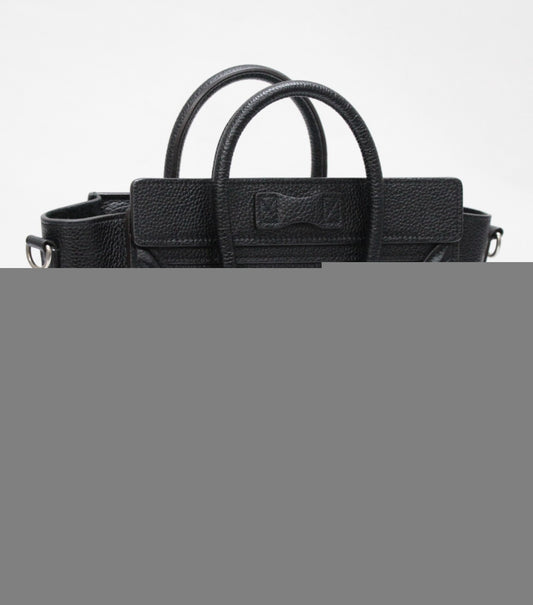 CELINE Luggage Nano Shopper 2-Way Bag Black Size ONE SIZE