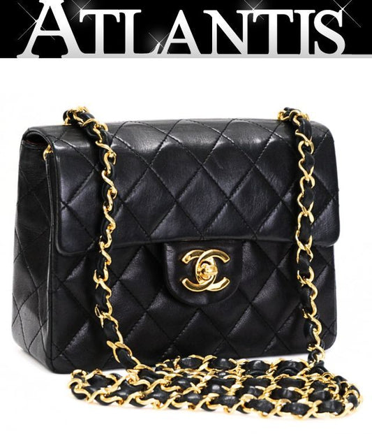 CHANEL Mini Matelasse 17 Lambskin Chain Bag Size ONE SIZE
