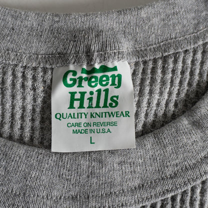 GREEN HILLS Thermal top T-Shirt Gray Size L