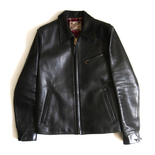 Y'2 Leather HV HORSE SINGLE BREASTED JACKET Size 40