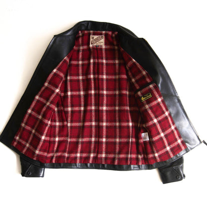 Y'2 Leather HV HORSE SINGLE BREASTED JACKET Size 40