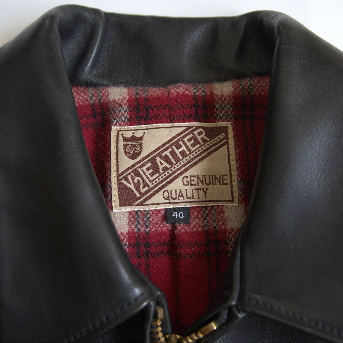 Y'2 Leather HV HORSE SINGLE BREASTED JACKET Size 40