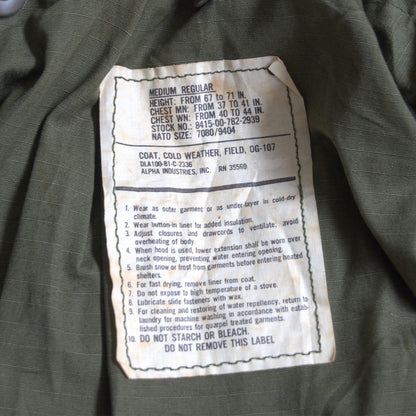 US ARMY M-65 3rd Field Jacket Size MEDIUM-REGULAR