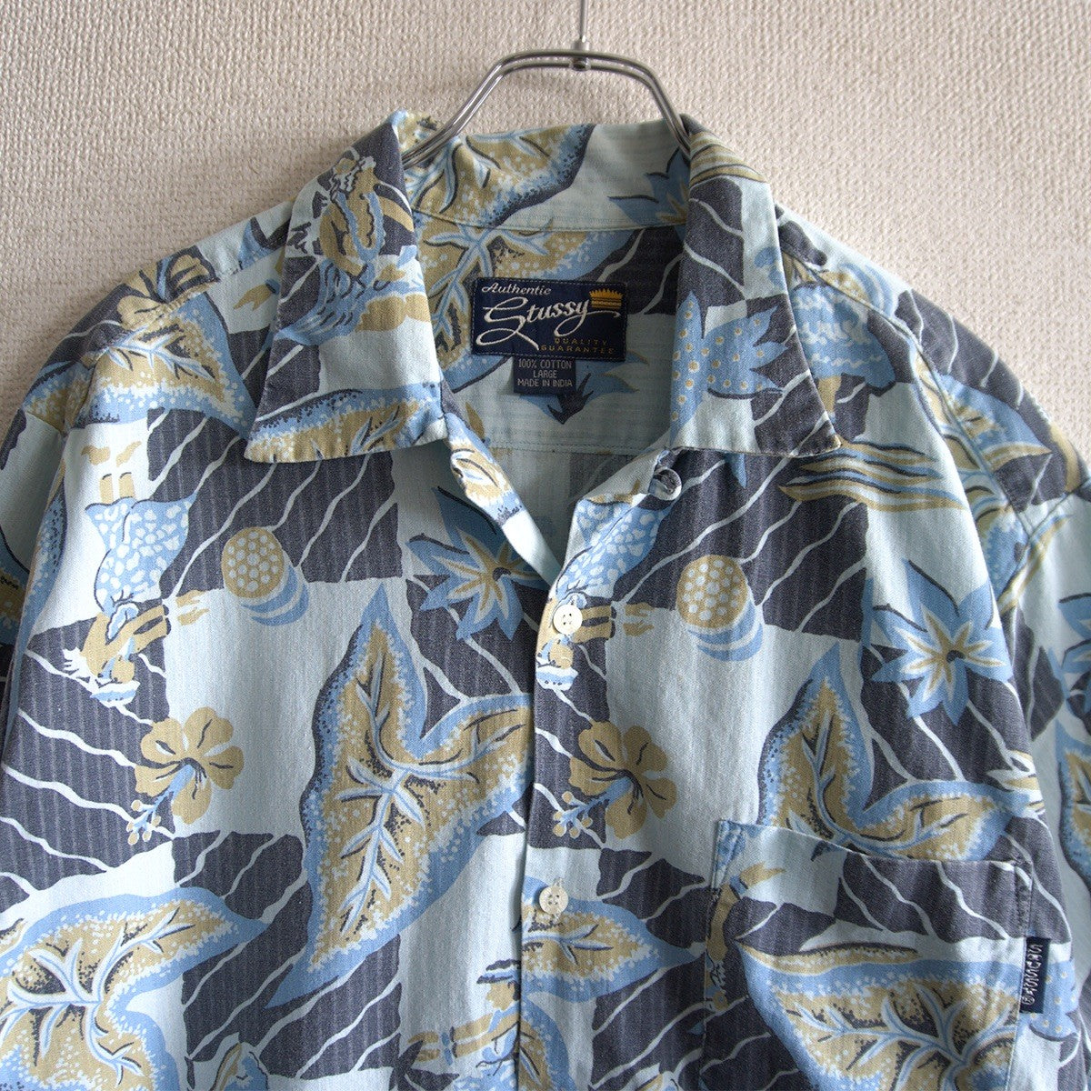 Stussy 90S Aloha shirt Size L