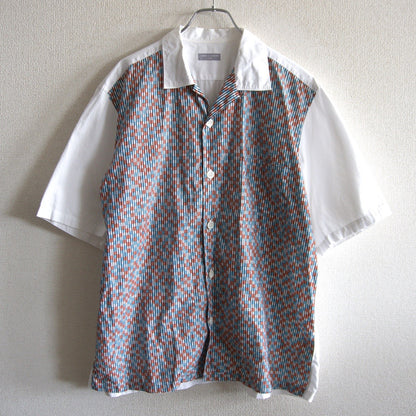 Comme des Garcons 00 00s Short-Sleeve Plaid Shirt Size XL