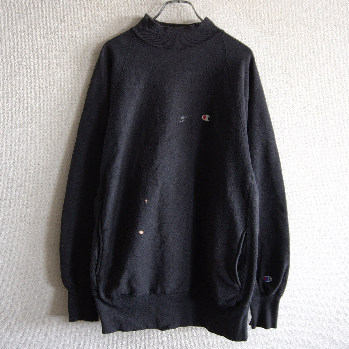 Champion 90S Reverse Weave Mockneck Sweatshirt Size XL