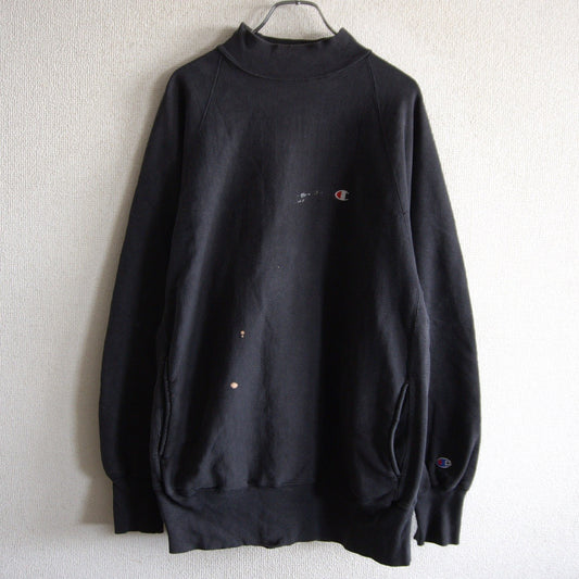 Champion 90S Reverse Weave Mockneck Sweatshirt Size XL