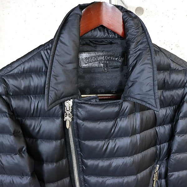 CHROME HEARTS Cross Button Dagger Zip Jacket Black Size L