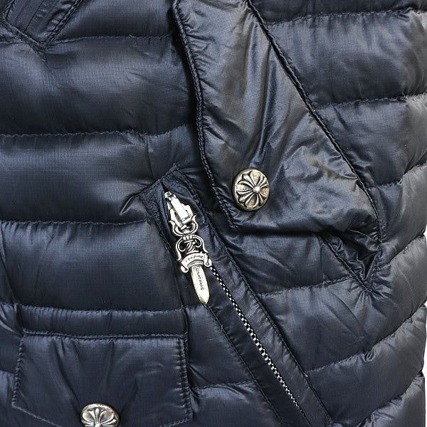 CHROME HEARTS Cross Button Dagger Zip Jacket Black Size L