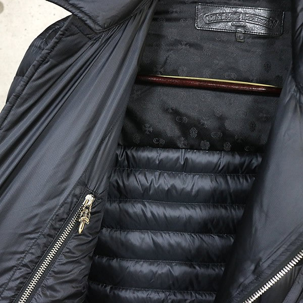 CHROME HEARTS Cross Button Dagger Zip Jacket Black Size L