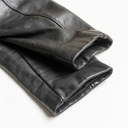 SCHOTT 573 Thick Leather Car Coat Removable Liner Size XS