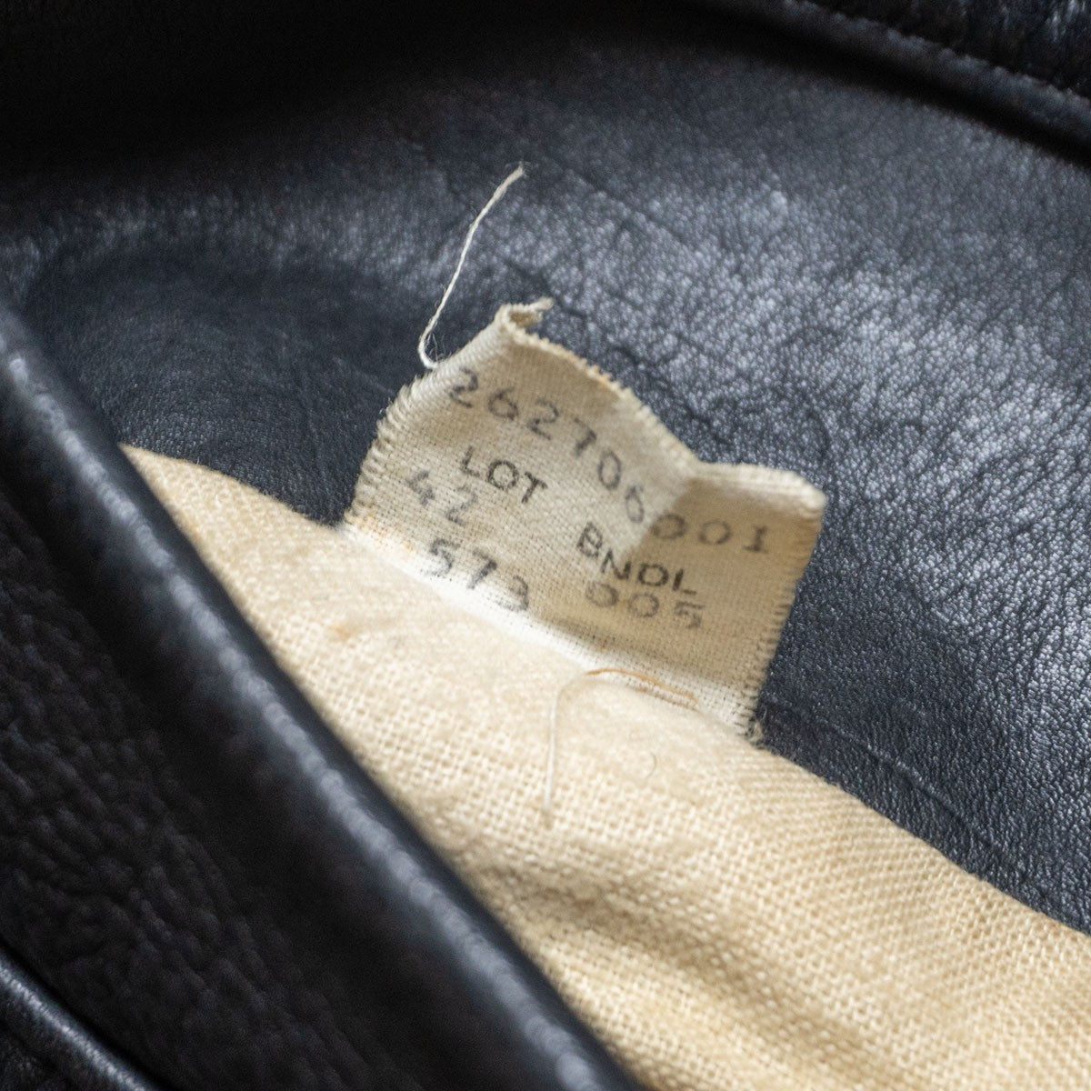 SCHOTT 573 Thick Leather Car Coat Removable Liner Size XS