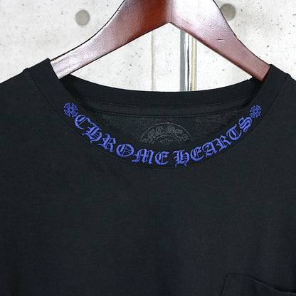 CHROME HEARTS Old English Neck Logo Long T-Shirt B/B Size XL
