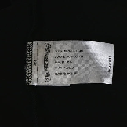 CHROME HEARTS Old English Neck Logo Long T-Shirt B/B Size XL