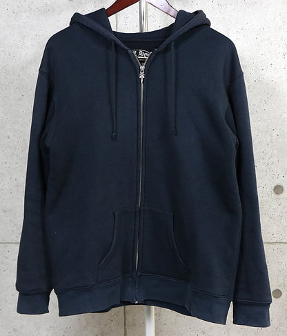 CHROME HEARTS Floral Cross Horseshoe Zip Hoodie Black Size M