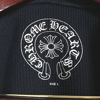 CHROME HEARTS Floral Cross Horseshoe Zip Hoodie Black Size M