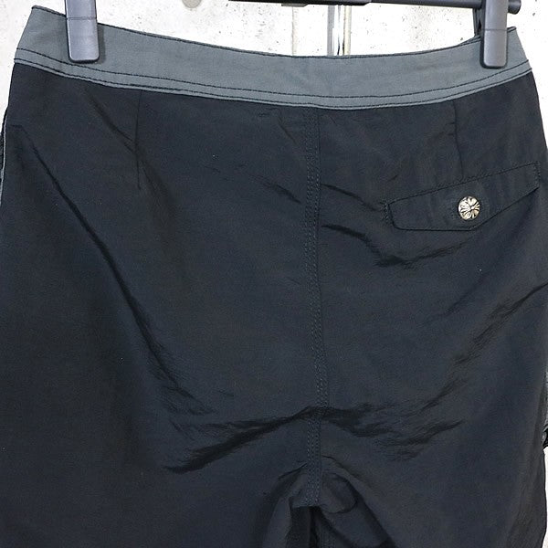 CHROME HEARTS Cross Button Dagger Zip Shorts Black Size 28