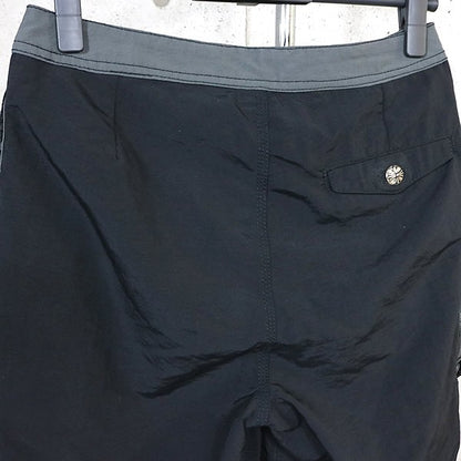 CHROME HEARTS Cross Button Dagger Zip Shorts Black Size 28