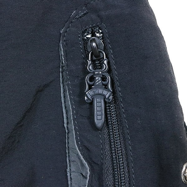 CHROME HEARTS Cross Button Dagger Zip Shorts Black Size 28