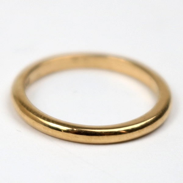 CHROME HEARTS 22K Bubblegum Wedding Ring Gold Size ONE SIZE