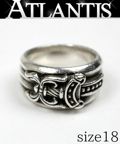 CHROME HEARTS Silver 925 Dagger Ring Size ONE SIZE