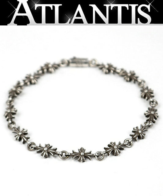 CHROME HEARTS Tiny E CH Plus Bracelet Silver Size ONE SIZE