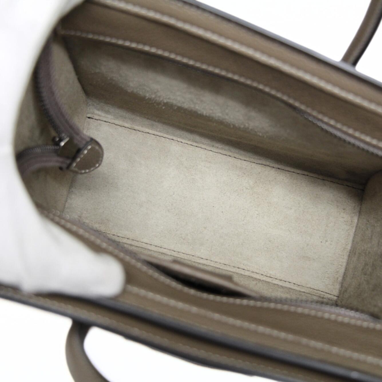 CELINE Luggage Nano Shopper 2-Way Bag Sli Size ONE SIZE