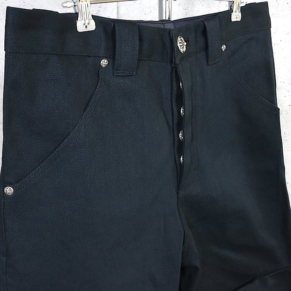 CHROME HEARTS Street Sweeper Cross Denim Jeans Size 32