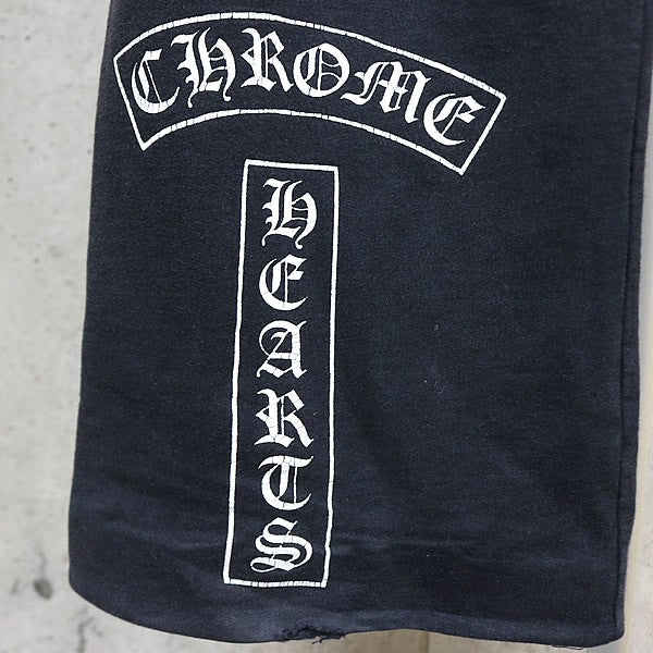 CHROME HEARTS Old Vintage T-BAR Sweatpants Black Size M