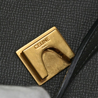CELINE Micro Belt Bag 2-Way Leather Bag Gray Size ONE SIZE