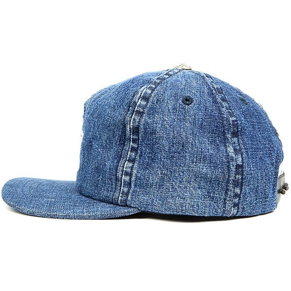 CHROME HEARTS Blue Vine Dagger Denim Cap