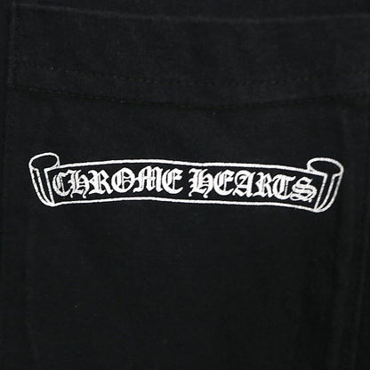 CHROME HEARTS Scroll Label USA T-Shirt Black Size L Size