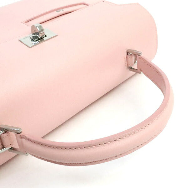 ANYA HINDMARCH Mortimer Calf Leather Bag Pink Size ONE SIZE
