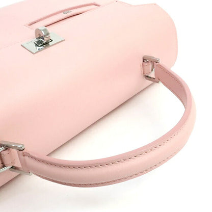 ANYA HINDMARCH Mortimer Calf Leather Bag Pink Size ONE SIZE
