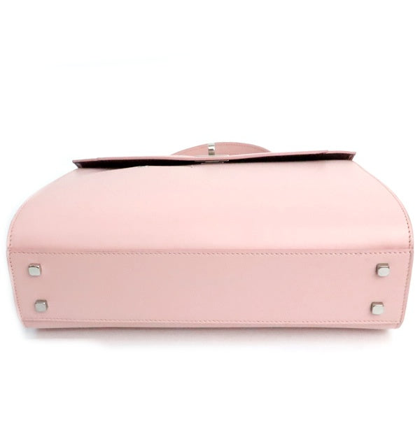 ANYA HINDMARCH Mortimer Calf Leather Bag Pink Size ONE SIZE