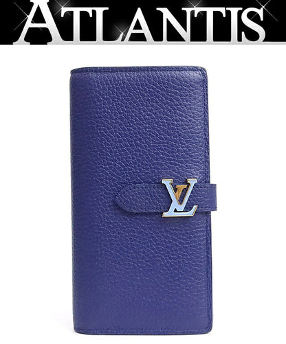 Louis Vuitton Capucines Taurillon Wallet Blue Size ONE SIZE