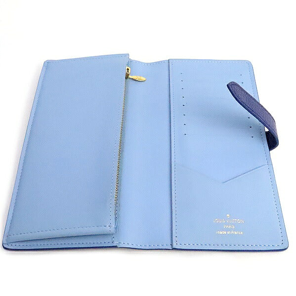 Louis Vuitton Capucines Taurillon Wallet Blue Size ONE SIZE
