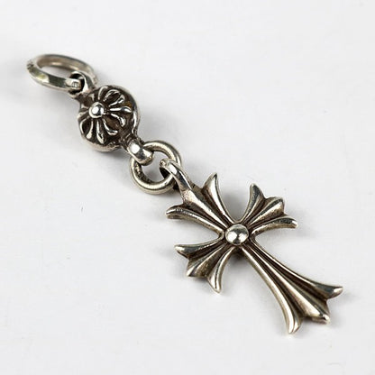 CHROME HEARTS 1 Ball Tiny CH Pendant Silver Size ONE SIZE