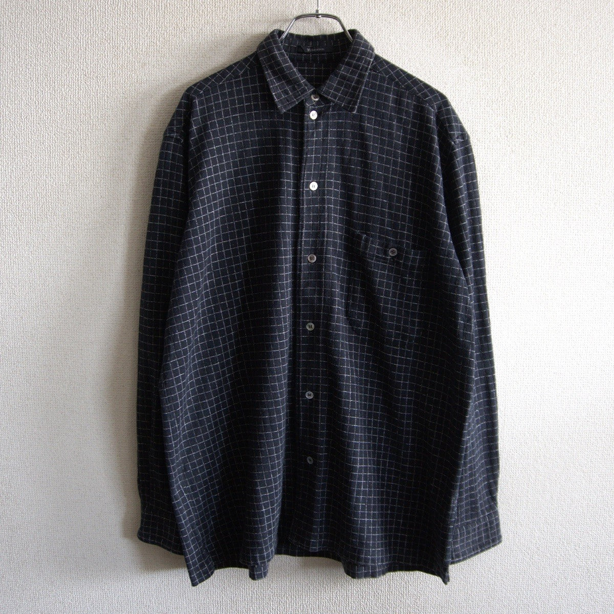 Y's for men 90s Cotton Flannel Check Shirt Relaxed Size L