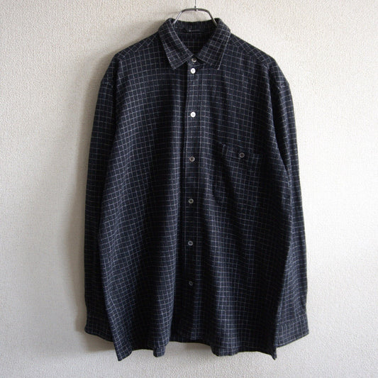 Y's for men 90s Cotton Flannel Check Shirt Relaxed Size L