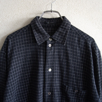 Y's for men 90s Cotton Flannel Check Shirt Relaxed Size L