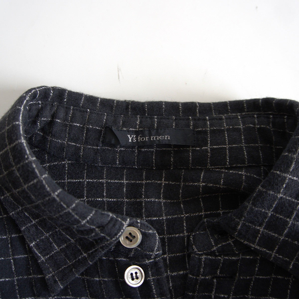 Y's for men 90s Cotton Flannel Check Shirt Relaxed Size L