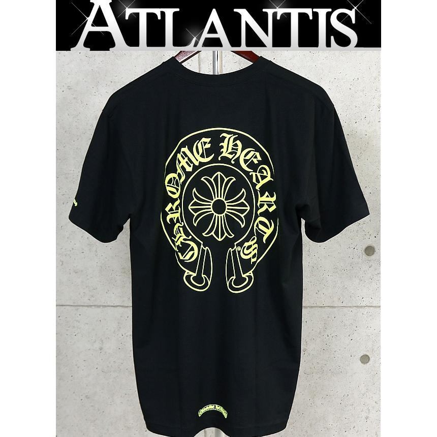 CHROME HEARTS CH Horseshoe Print T-Shirt Black Size L